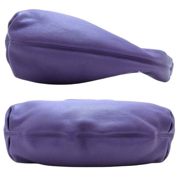 GUCCI Authentic Purple Leather Shoulder Bag - Picture 2 of 10